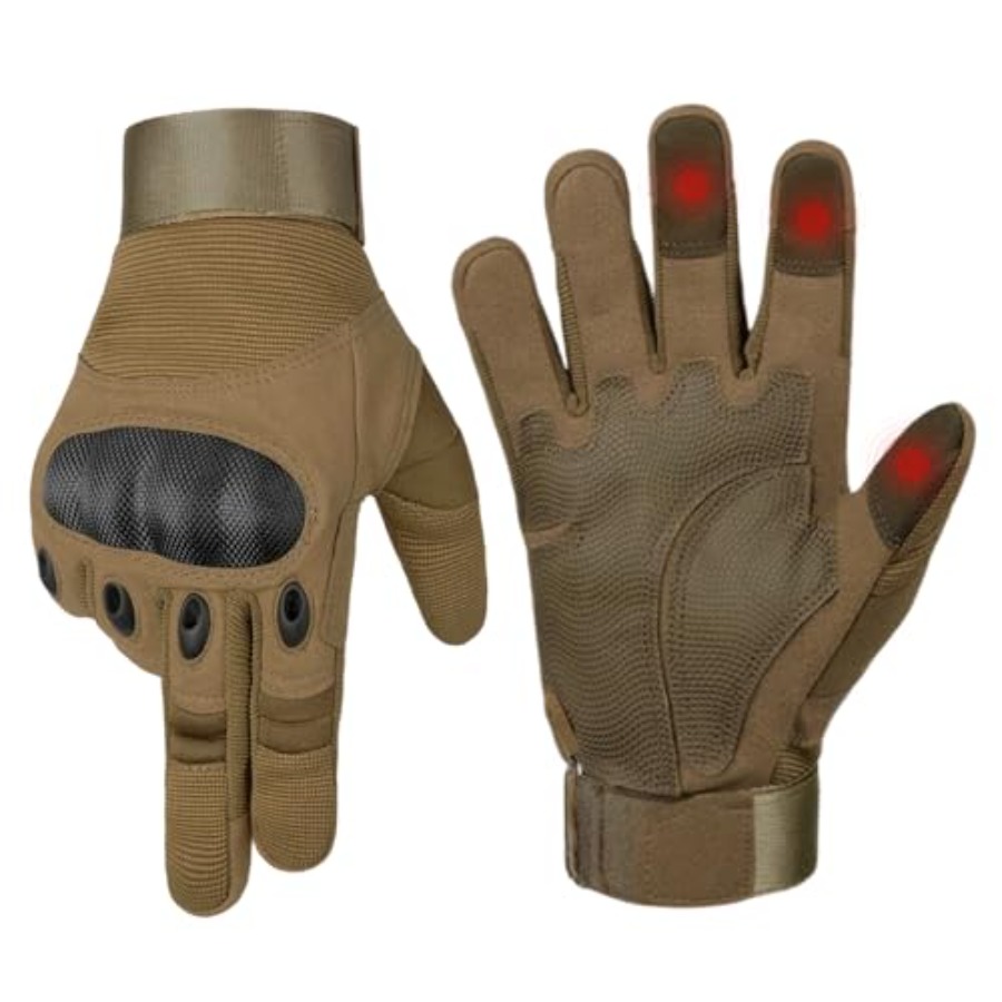 Cycling Glove Padded - 남성용 유틸리티 장갑, 터치스크린 팜 패드가