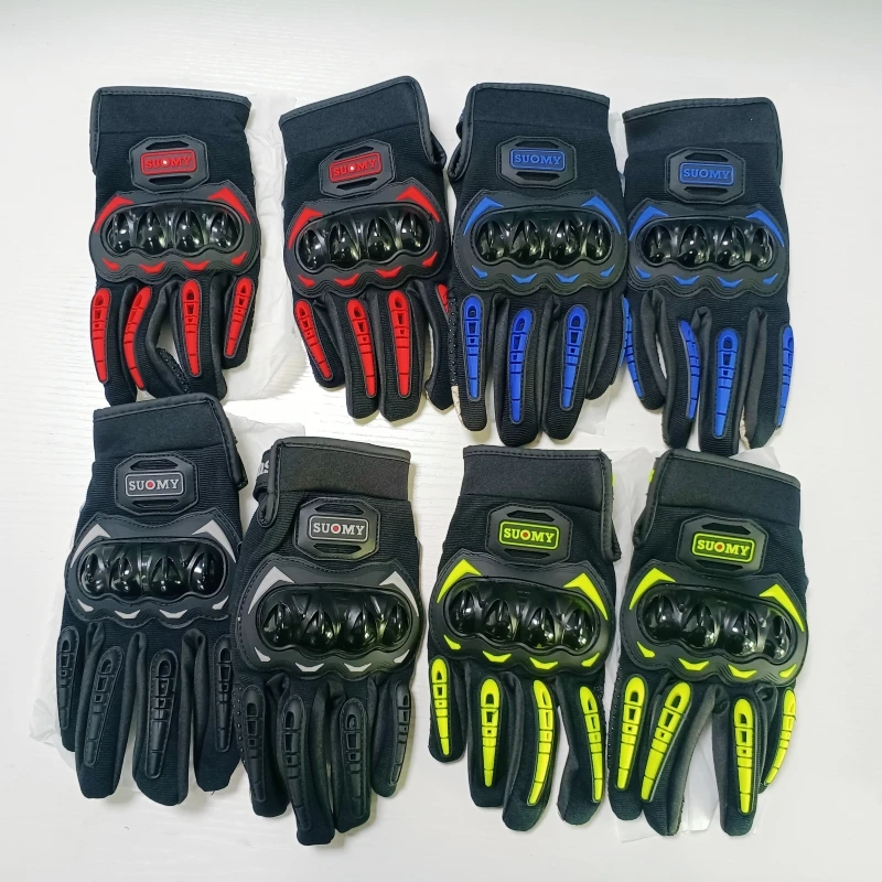 Cycling Glove Padded - SUOMY 하프/풀핑거 오토바이 장갑 여름 메쉬