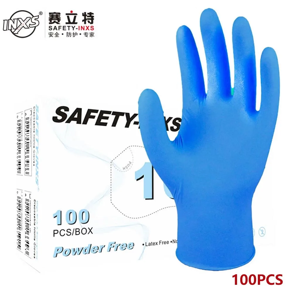 100개입 블루 니트릴 검진용 장갑 파우더 프리 텍스처 - Exam Glove Nitrile 리뷰 및 가격