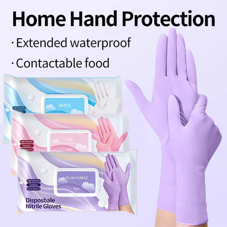 일회용 니트릴 청소 장갑 라텍스 프리 두꺼운 확장 커프 - Exam Glove Nitrile 리뷰 및 가격