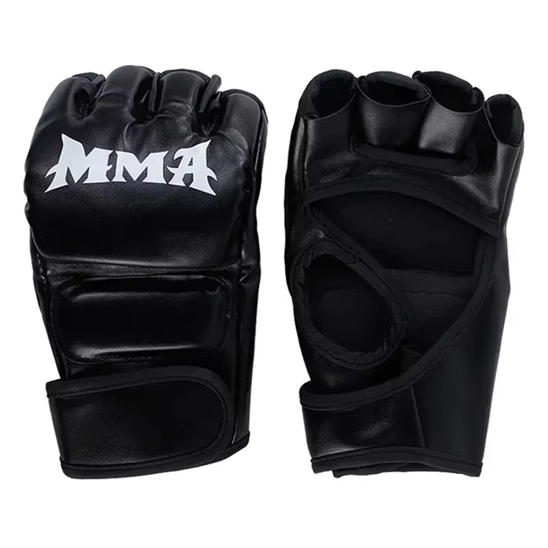 성인용 전문 복싱 트레이닝 글러브, 하프 핑거 가죽 쿠 - Motorcycle Glove Knuckle 리뷰 및 가격